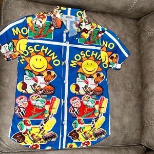 Boys rare Moschino button shirt size 8